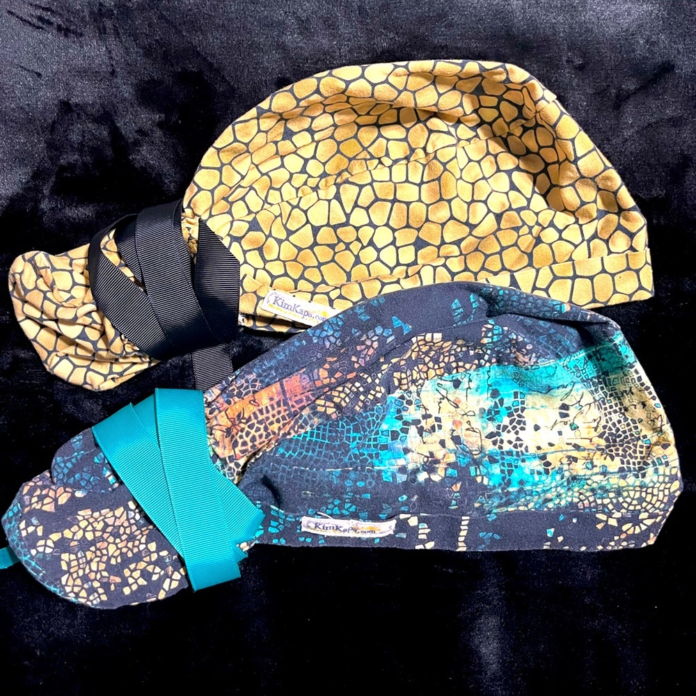 Surgical pony tail caps set (2)